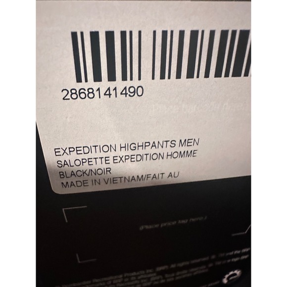 NEW BRP Ski-Doo Expedition Highpants Men XXL Bibs Black Snowmobile Bib Overalls - Picture 4 of 5